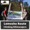 Lemosho Route Trekking Mount Kilimanjaro 30 November to 8 December 2020